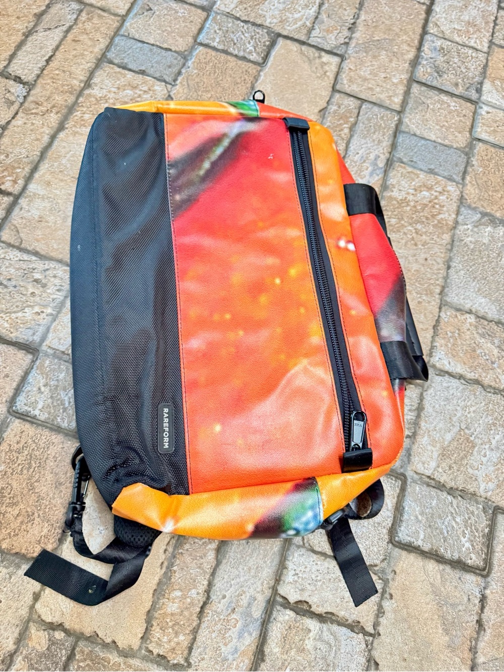 Rareform Orange and Black Men's Backpack & briefcase - Picture 9 of 12